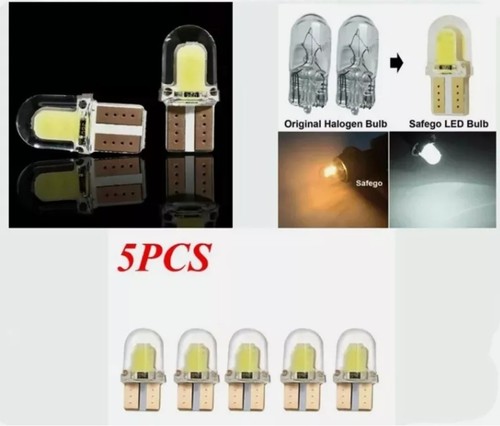 5pz lampade led t10 w5w - 5pz,