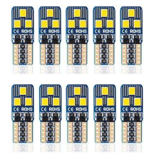10pcs lampadine w5w - t10, led