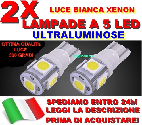 Lampade t10 led luce - 2,