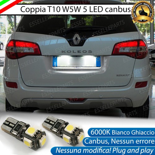 Coppia luci targa - t10, 5