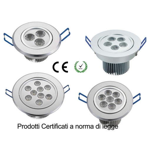 Faretto faro led 7w - 5w, 9w