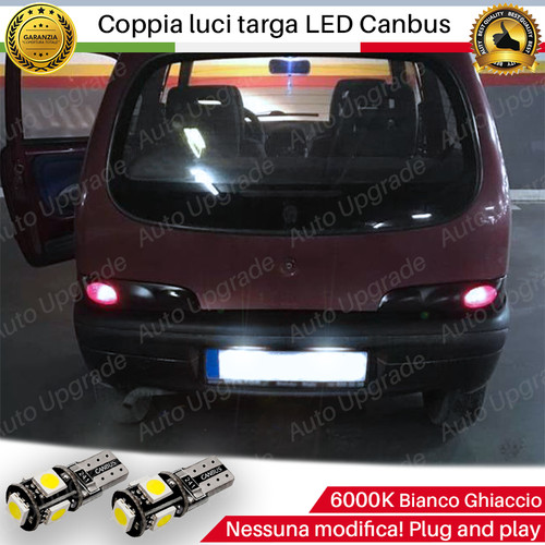 Coppia luci targa - 5, led