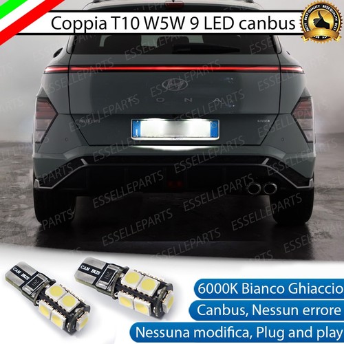 Coppia luci targa led per - 9,