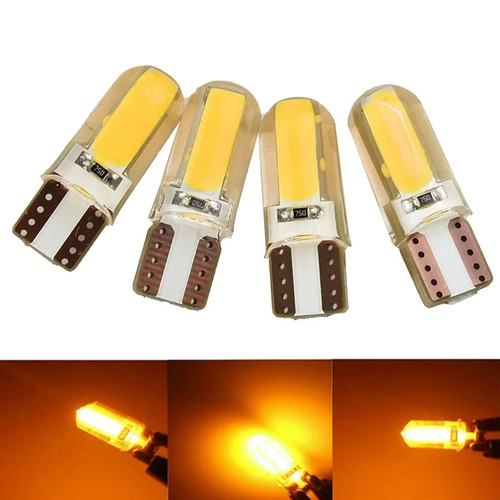 Coppia led t10 w5w silicon - silicon, cob